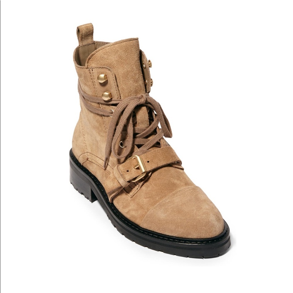 All Saints Donita‎ Suede Combat Boot